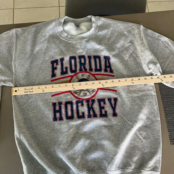 Florida Panthers Early 1990’s NHL Hockey Vintage Crew Neck Sweat Shirt M - Picture 3 of 4